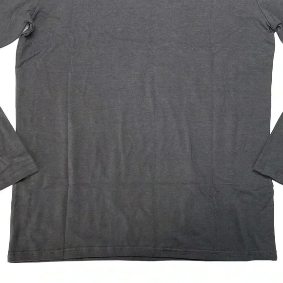Natori Buji Grey Modal Blend Crewneck Long Sleeve Mens T-Shirt Size Small - Picture 11 of 12